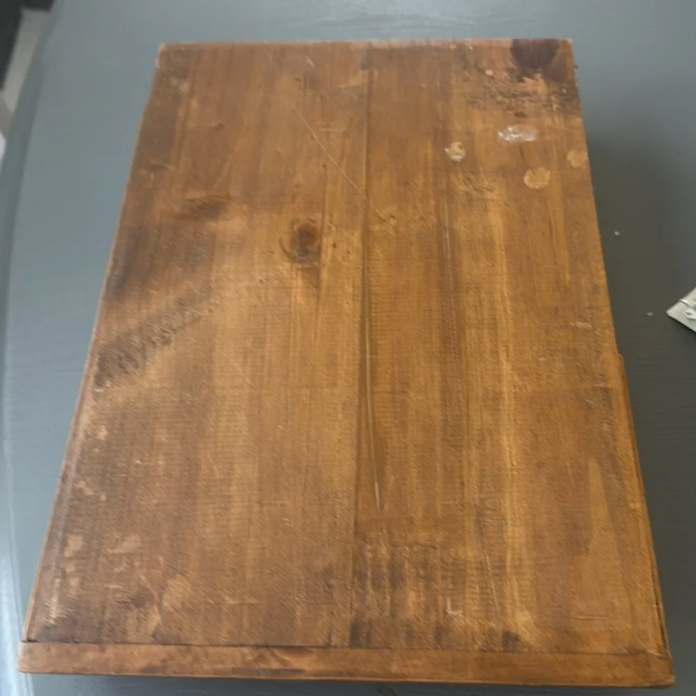 Rustic Wooden and Metal Tray